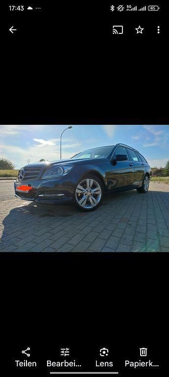 Blau Gebraucht 2013 Mercedes C220 Limousine | 7.600 € (Fairer Preis) - Bild 1/4