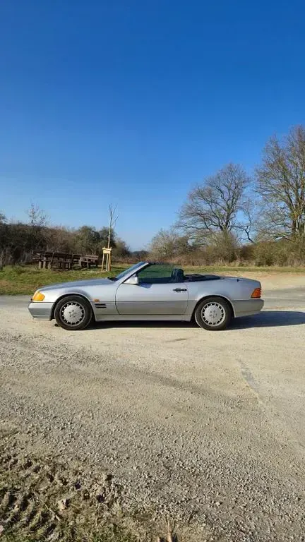 Gebraucht Mercedes SL500 326 PS (239 kW) 1992 Silber Cabrio