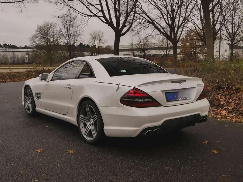 Gebraucht Mercedes SL63 AMG AMG 525 PS (386 kW) 2008 Weiß Cabrio