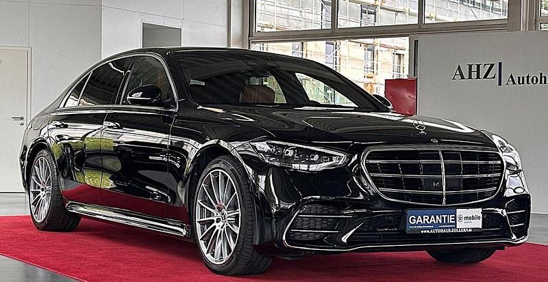 Obsidianschwarz metalliclack Gebraucht 2023 Mercedes S350 AMG Limousine | 83.999 € - Bild 1/4