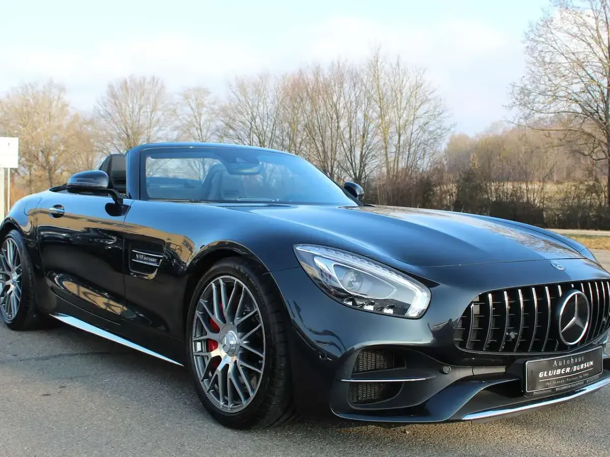 Gebraucht Mercedes AMG GT C AMG 557 PS (409 kW) 2018 Magnetitschwarz  metalliclack Cabrio