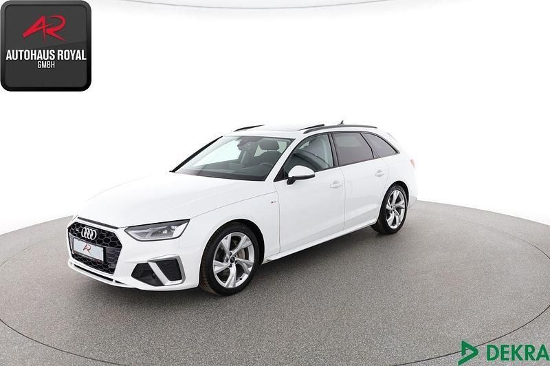 Weiss Gebraucht 2023 Audi A4 S-Line Kombi | 26.840 € (Superpreis) - Bild 1/4