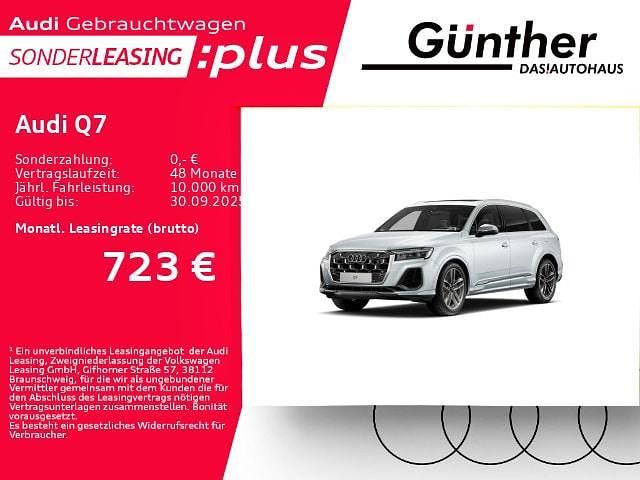 Satellitsilber metallic Gebraucht 2024 Audi Q7 S-Line SUV | 70.900 € (Fairer Preis) - Bild 1/4