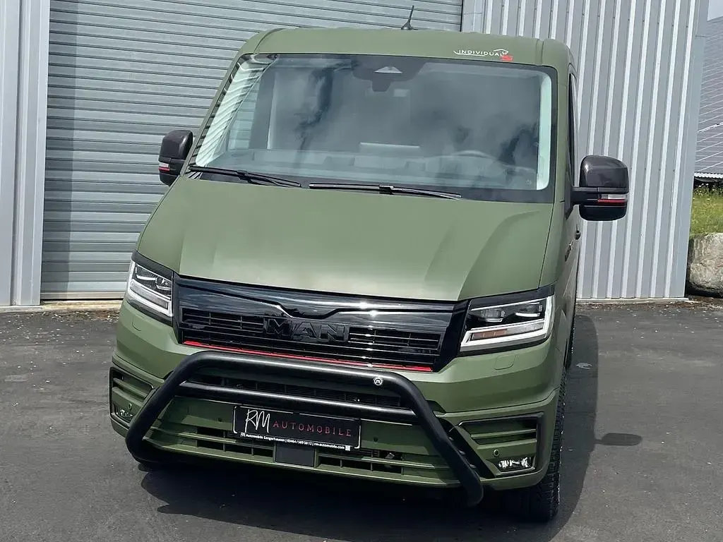 Neu MAN TGE 205 PS (150 kW) 2026 Grün Van