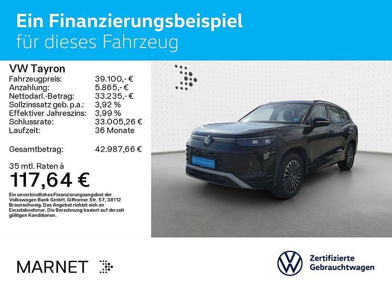 Gebraucht VW Tayron Life 193 PS (141 kW) 2025 Grenadillschwarz metallic SUV