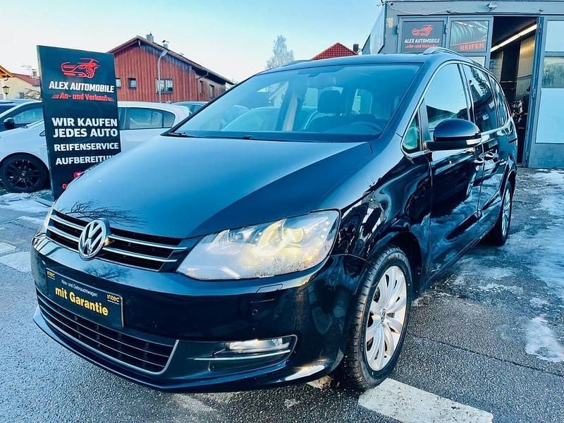 Brugt VW Sharan Highline 140 HK (102 kW) 2011 Sort MPV