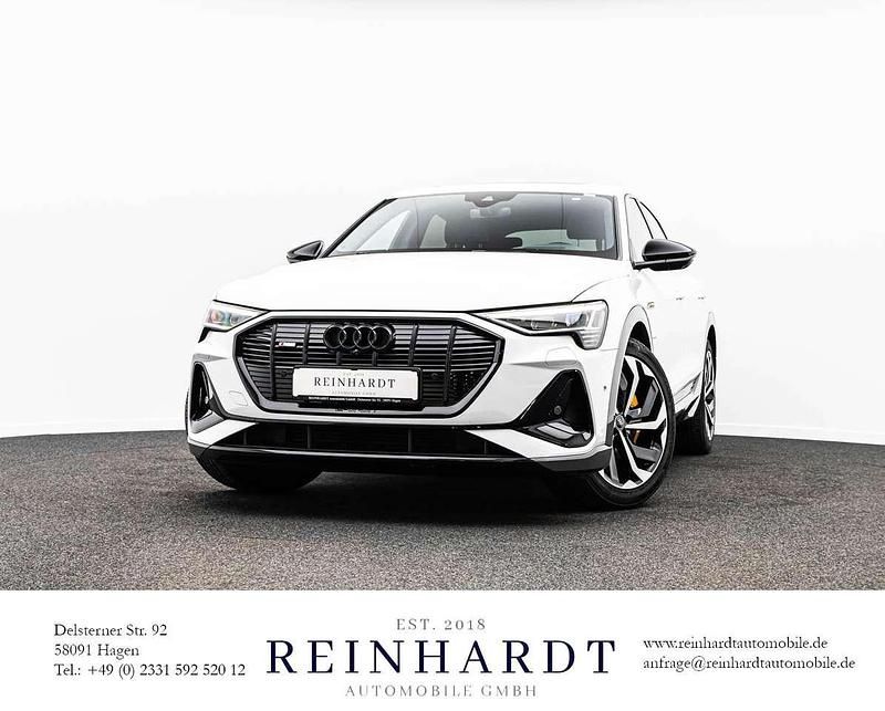 Gletscherweiß metallic Gebraucht 2022 Audi e-tron Sportback S-Line SUV | 41.675 € (Fairer Preis) - Bild 1/3