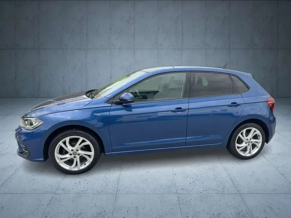 Occasion VW Polo Style 95 ch (69 kW) 2022 Bleue Citadine