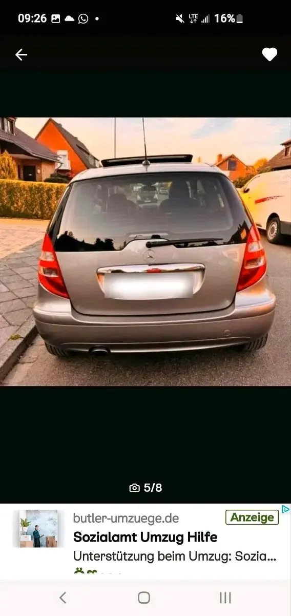 Gebraucht Mercedes A150 Elegance 95 PS (69 kW) 2005 Grau Limousine