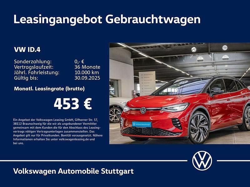 Kings red metallic/schwarz Gebraucht 2024 VW ID.4 GTX SUV | 43.730 € (Etwas zu teuer) - Bild 1/4