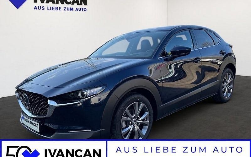 Deep crystal blue Gebraucht 2025 Mazda CX-30 Takumi-Line SUV | 35.650 € (Teuer) - Bild 1/4