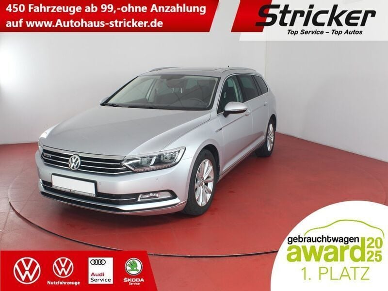 Reflexsilber metallic (metallic) Gebraucht 2018 VW Passat Highline Kombi | 14.499 € (Superpreis) - Bild 1/4