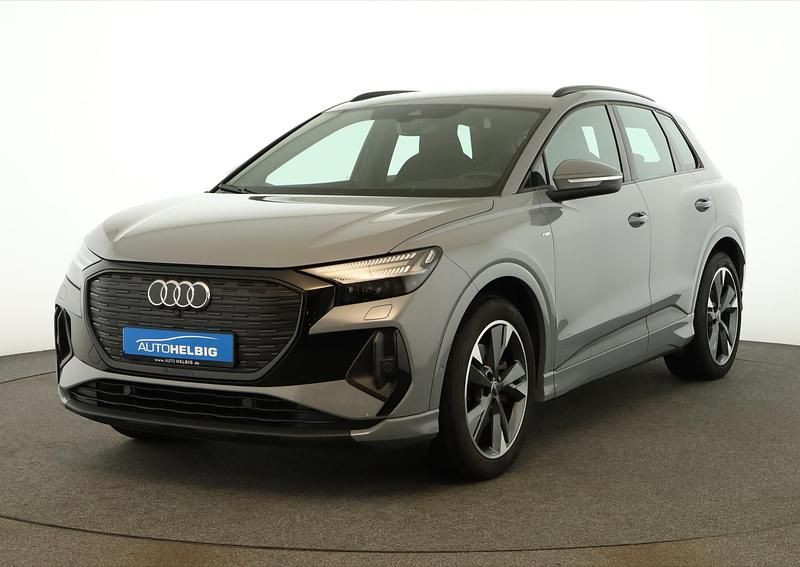 Mondsteingrau Gebraucht 2023 Audi Q4 e-tron S-Line SUV | 38.780 € (Fairer Preis) - Bild 1/4