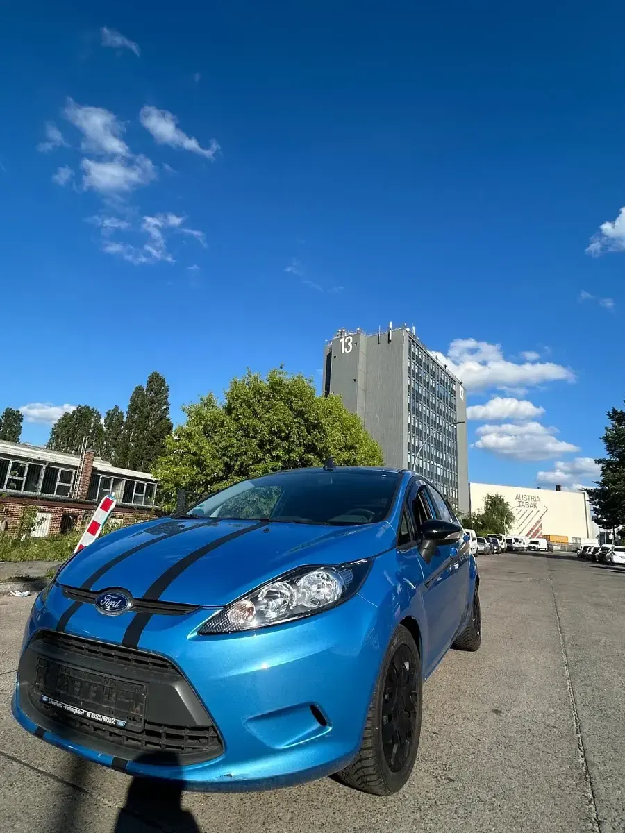 Gebraucht Ford Fiesta 75 PS (55 kW) 2009 Blau Coupé