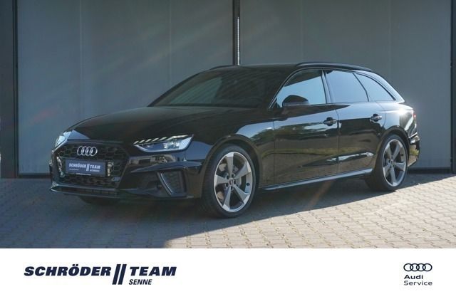 Mythosschwarz metallic Neu 2024 Audi A4 S-Line Kombi | 44.980 € (Teuer) - Bild 1/4