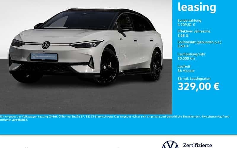 Gletscherweiß metallic Gebraucht 2024 VW ID.7 GTX Limousine | 48.811 € - Bild 1/4