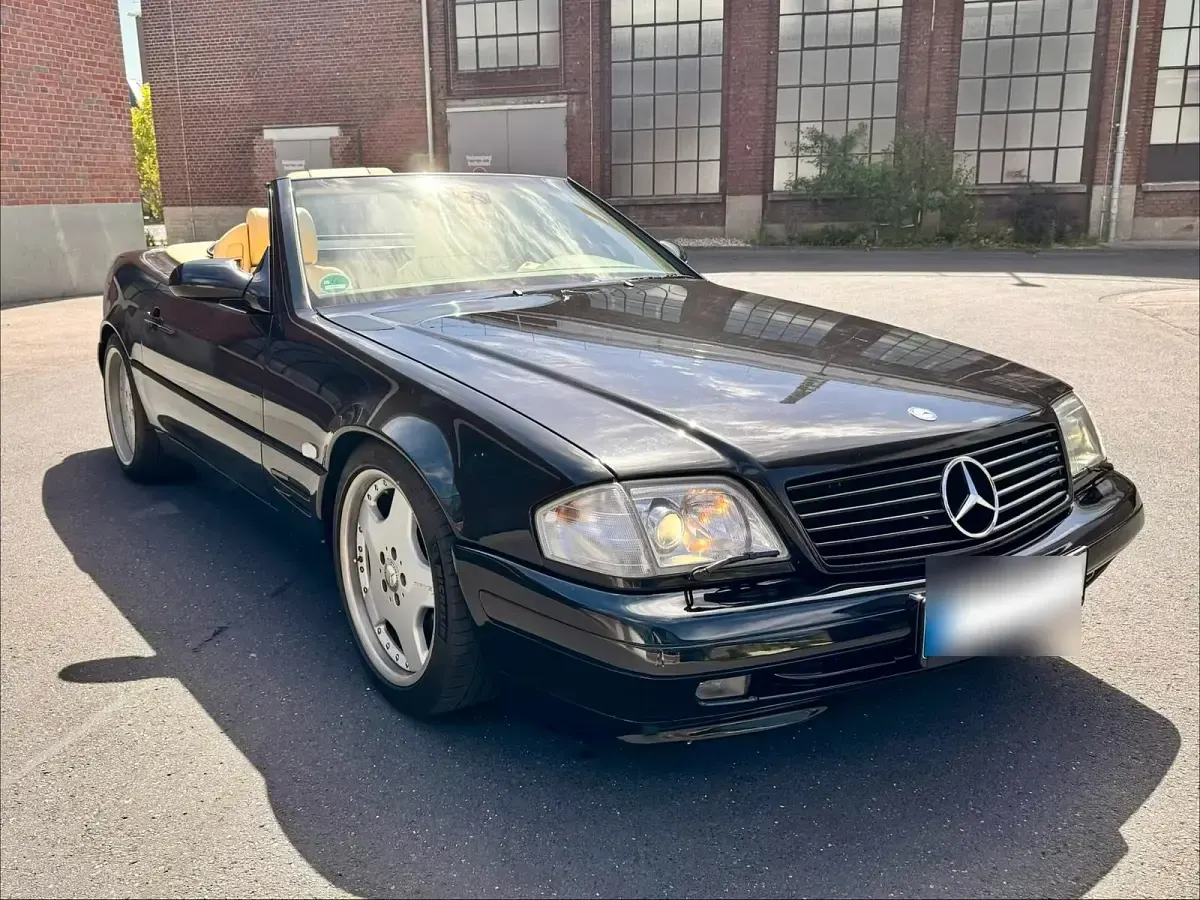 Gebraucht Mercedes SL320 AMG 224 PS (164 kW) 1999 Schwarz Cabrio