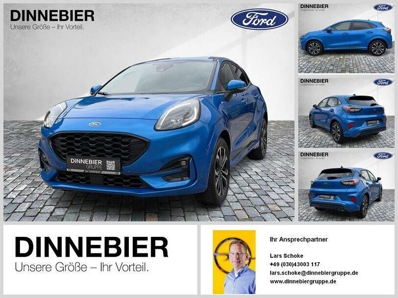 Blau (metallic) Gebraucht 2023 Ford Puma ST-Line SUV | 22.689 € (Fairer Preis) - Bild 1/4