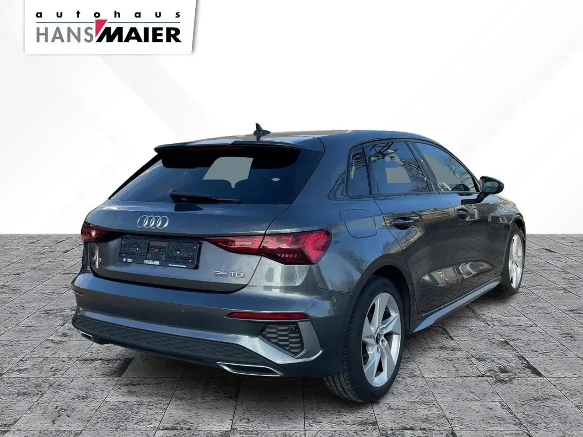 Używany Audi A3 S-Line 150 KM (110 kW) 2022 Szary Sedan/Limuzyna