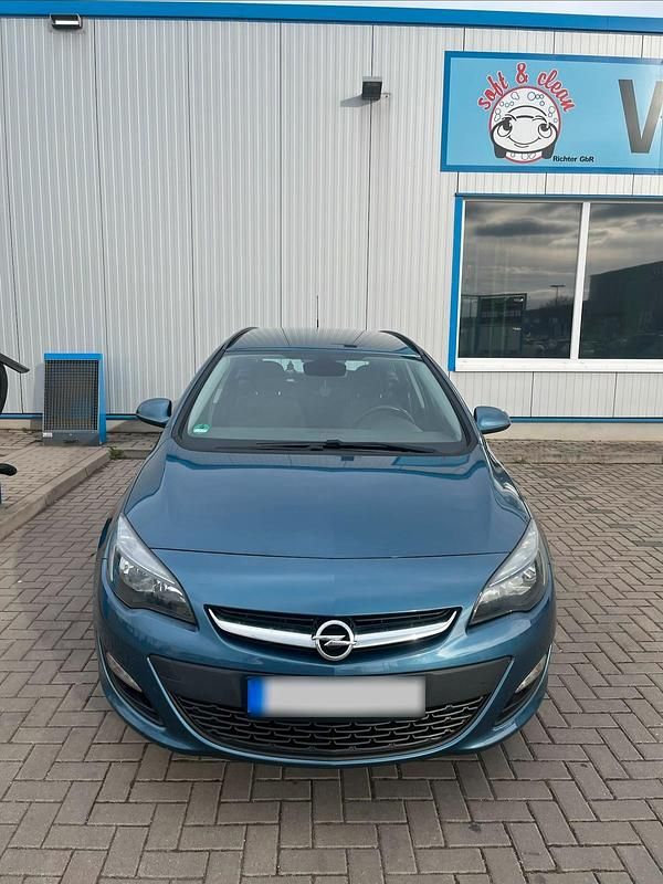Gebraucht Opel Astra 110 PS (80 kW) 2015 Blau Kombi