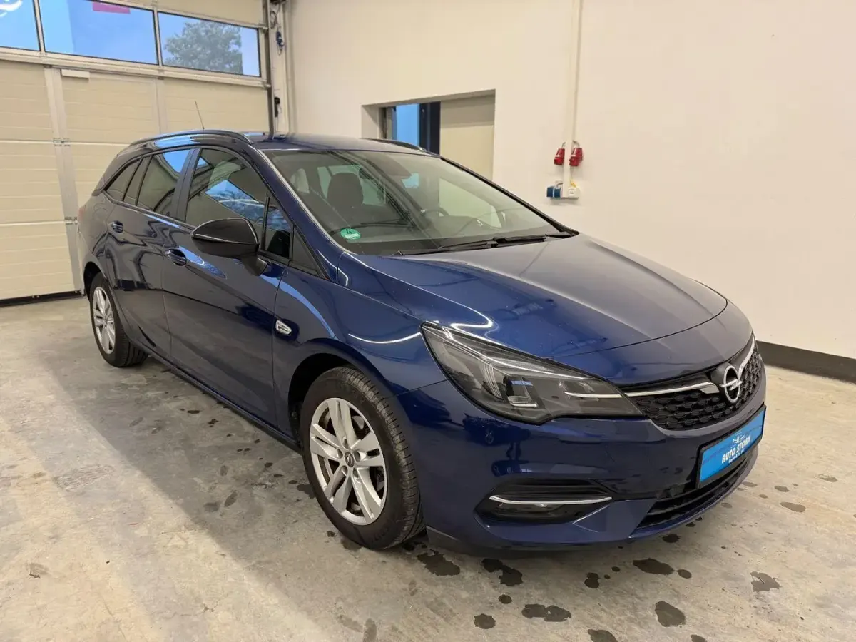 Gebraucht Opel Astra Business 122 PS (89 kW) 2021 Blau Kombi