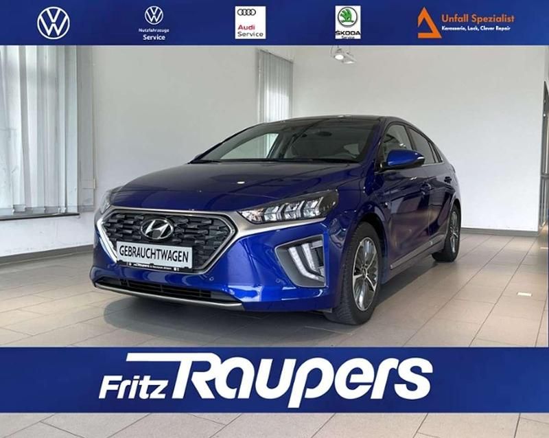 Intense blue metallic Gebraucht 2020 Hyundai Ioniq Premium Kleinwagen | 18.950 € (Fairer Preis) - Bild 1/4