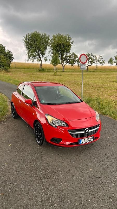 Rot Gebraucht 2016 Opel Corsa Kleinwagen | 4.300 € (Superpreis) - Bild 1/4