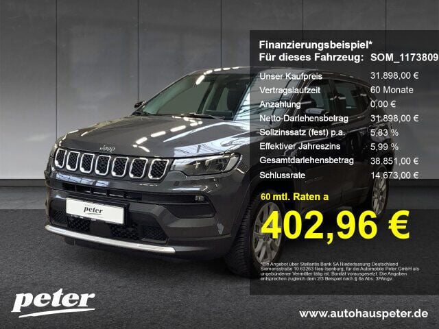 Andere farbe Neu 2024 Jeep Compass Altitude SUV | 31.898 € (Guter Preis) - Bild 1/4