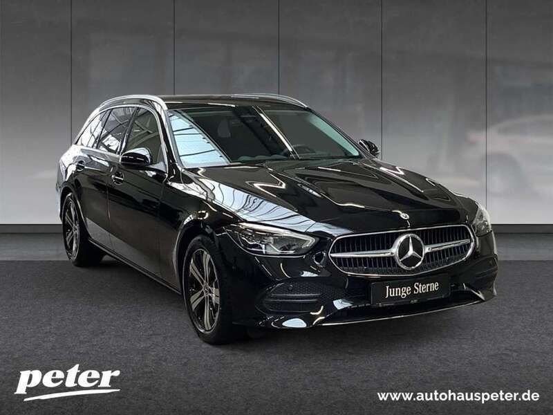 Metalliclack obsidianschwarz Gebraucht 2024 Mercedes C180 Advanced Kombi | 35.610 € (Guter Preis) - Bild 1/3