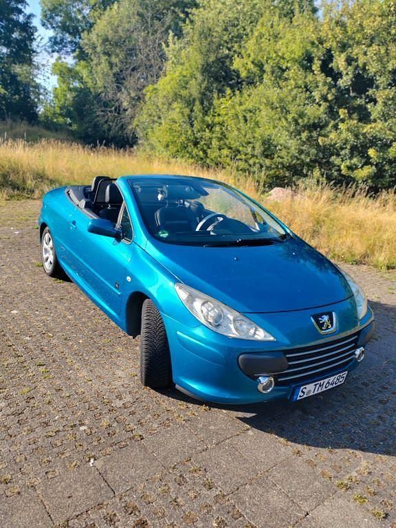 Blau Gebraucht 2007 Peugeot 307 CC Cabrio | 5.400 € (Teuer) - Bild 1/4