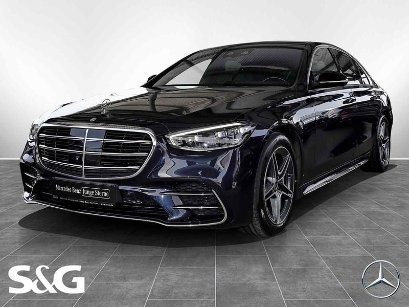 Metalliclack nautikblau Gebraucht 2022 Mercedes S400 AMG Limousine | 86.870 € (Guter Preis) - Bild 1/4