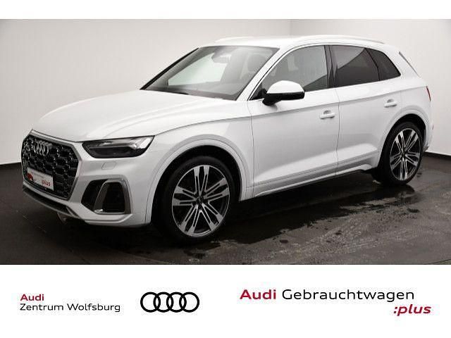 Gletscherweiß metallic Gebraucht 2021 Audi SQ5 Ambiente SUV | 45.180 € (Fairer Preis) - Bild 1/4