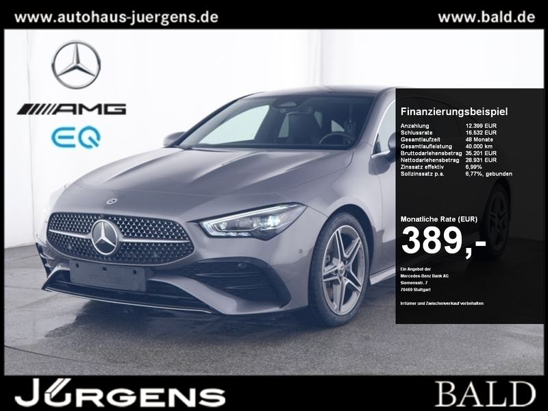 Grau mountain grey metallic Gebraucht 2024 Mercedes CLA220 Advanced Limousine | 40.880 € (Fairer Preis) - Bild 1/4