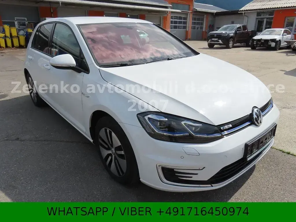 Gebraucht VW e-Golf 100 kW (136 PS) 2018 Weiß Kleinwagen