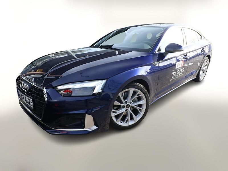Gebraucht Audi A5 Sportback Advanced Plus 204 PS (150 kW) 2021 Navarrablau metallic Kleinwagen