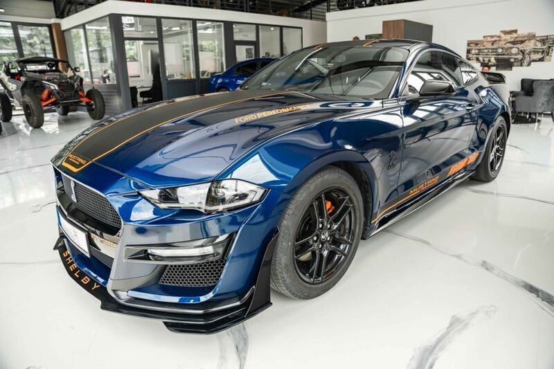 Blau Gebraucht 2021 Ford Mustang Mach 1 Coupé | 31.990 € (Fairer Preis) - Bild 1/4