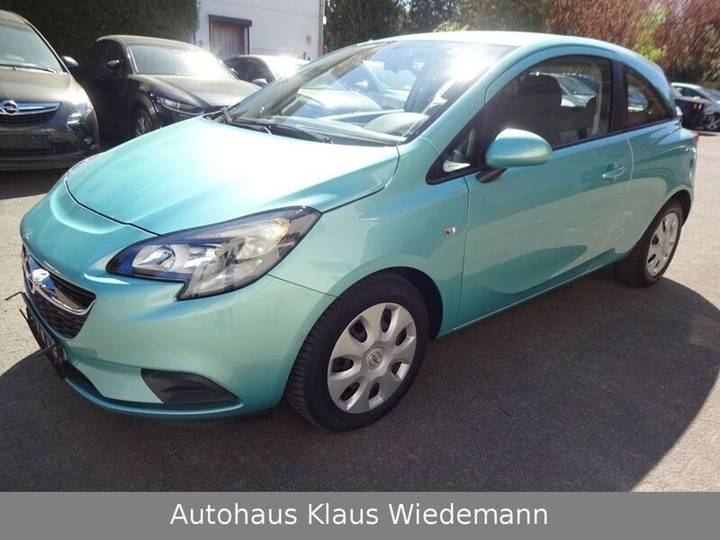 Grün Gebraucht 2015 Opel Corsa Edition Kleinwagen | 9.699 € (Fairer Preis) - Bild 1/4