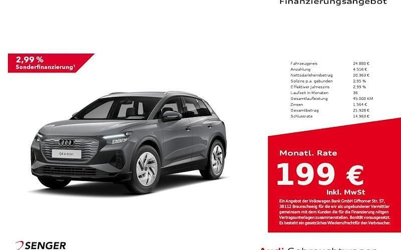 Gebraucht Audi Q4 e-tron Comfort 125 kW (170 PS) 2023 Kieselgrau SUV