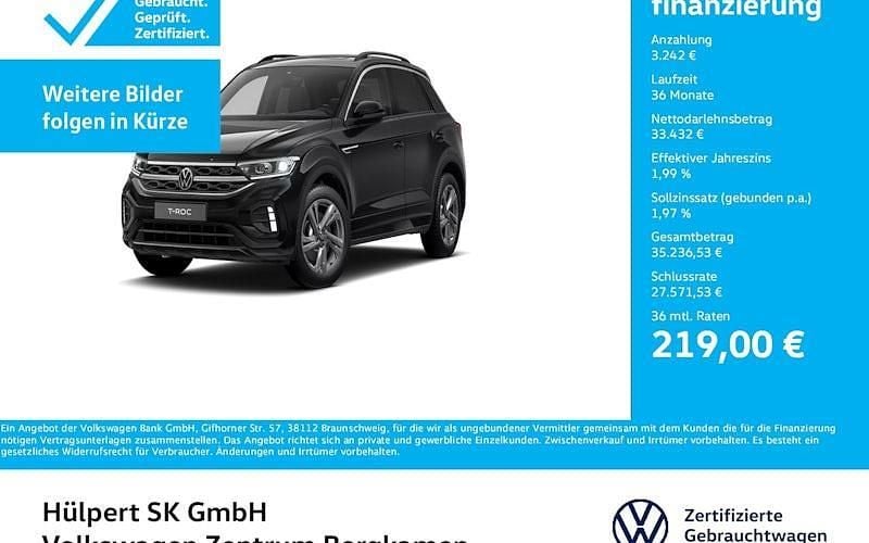 Deep black perleffekt Gebraucht 2025 VW T-Roc R-line SUV | 36.674 € (Guter Preis) - Bild 1/4
