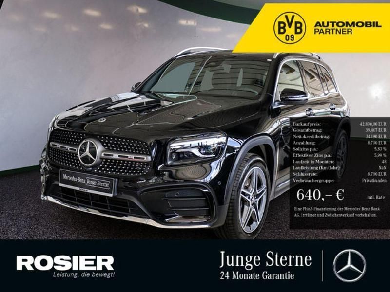 Schwarz / nachtschwarz Gebraucht 2024 Mercedes GLB200 AMG SUV | 42.890 € (Guter Preis) - Bild 1/4