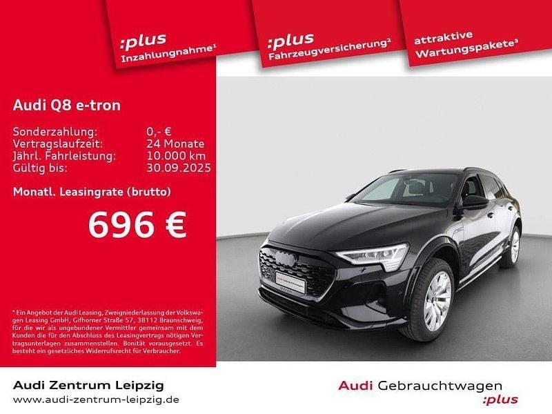 Mythosschwarz metallic Gebraucht 2024 Audi Q8 e-tron Ambiente SUV | 79.540 € - Bild 1/3