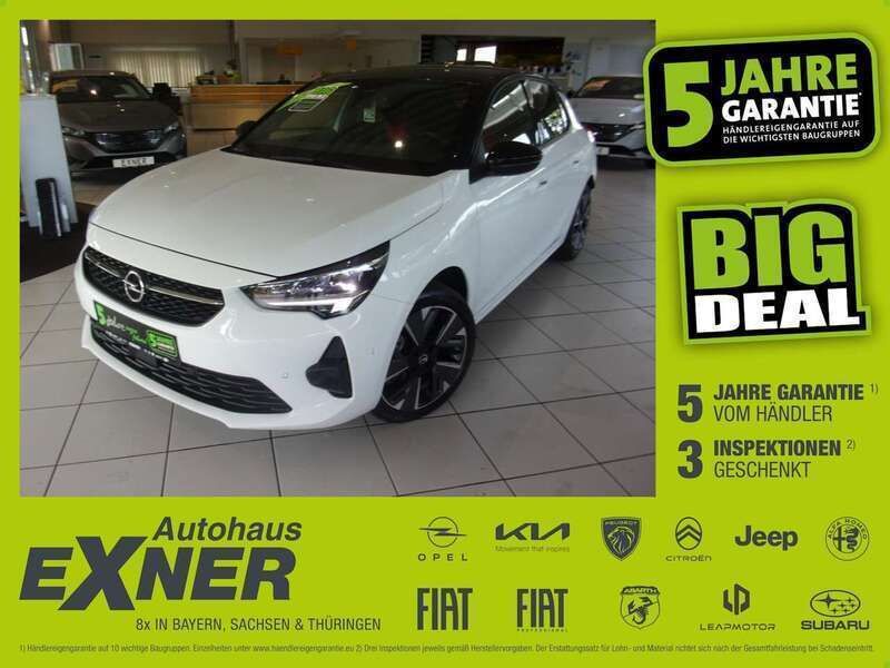 Jade weiß / dach schwarz Gebraucht 2023 Opel Corsa-e GS Line Kleinwagen | 17.690 € (Fairer Preis) - Bild 1/4