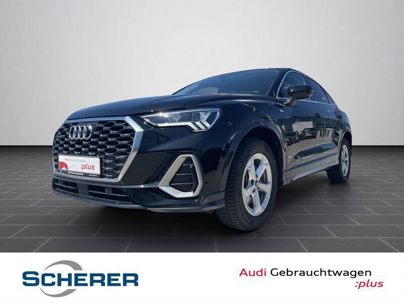 Mythosschwarz metallic Gebraucht 2024 Audi Q3 Sportback S-Line SUV | 47.450 € (Fairer Preis) - Bild 1/4