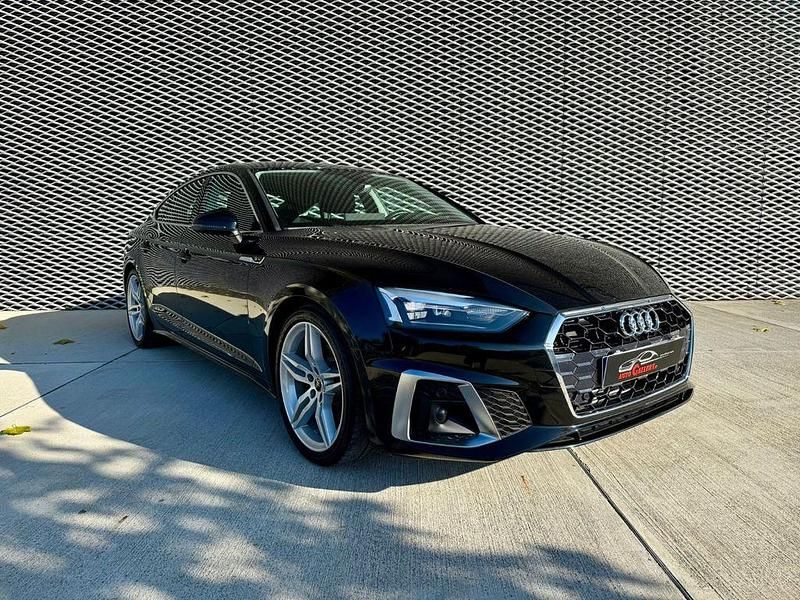 Schwarz Gebraucht 2023 Audi A5 Sportback S-Line Kleinwagen | 29.900 € (Superpreis) - Bild 1/4