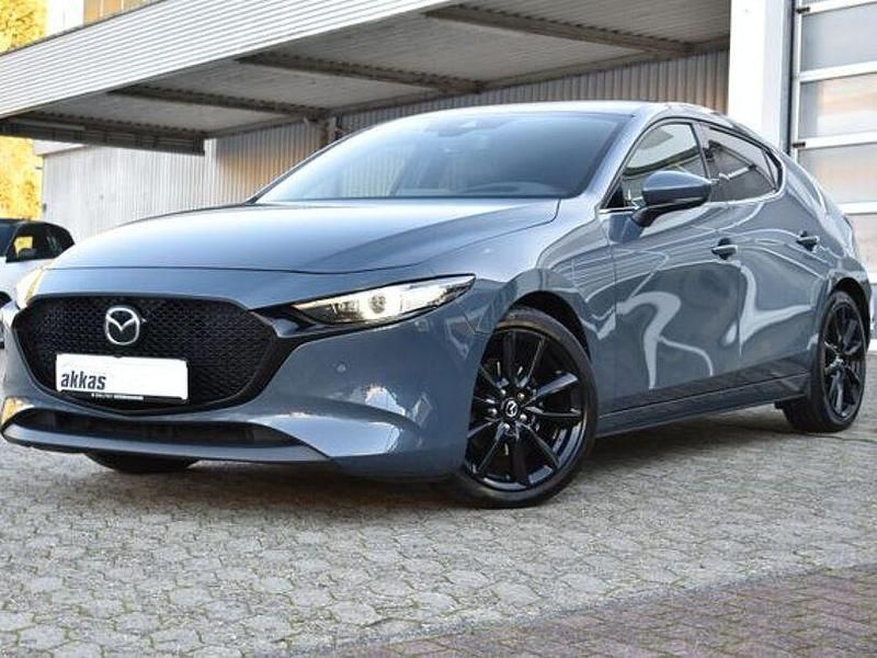 Grau Gebraucht 2021 Mazda 3 Selection Limousine | 19.450 € (Fairer Preis) - Bild 1/4