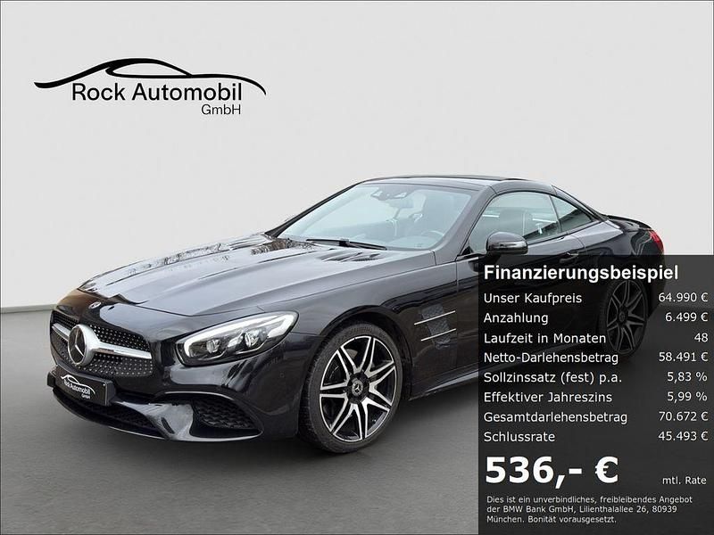 Schwarz Gebraucht 2017 Mercedes SL500 AMG Cabrio | 64.990 € (Teuer) - Bild 1/4