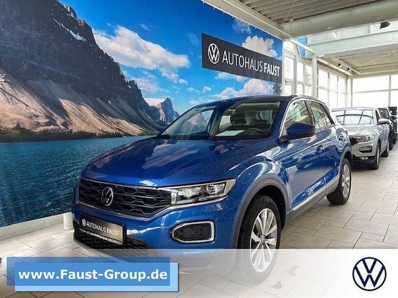 Blau metallic Gebraucht 2020 VW T-Roc Style SUV | 18.950 € (Guter Preis) - Bild 1/4