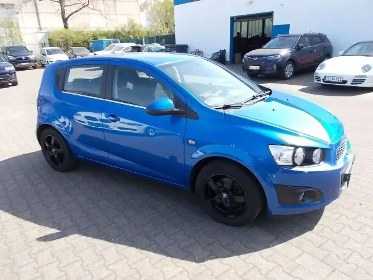 Gebraucht Chevrolet Aveo LTZ 116 PS (85 kW) 2012 Blau Limousine