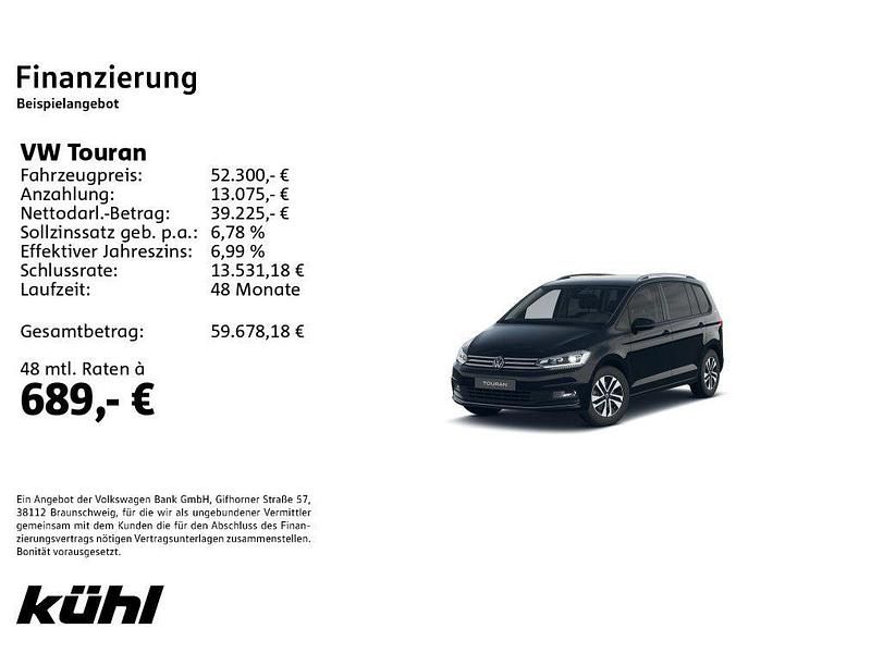 Ny VW Touran 150 HK (110 kW) 2026 Sort MPV