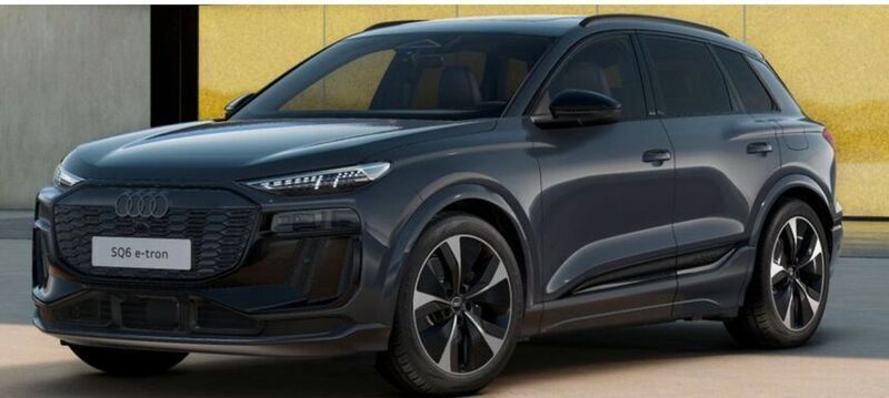 Grau Gebraucht 2024 Audi SQ6 e-tron Sport SUV | 82.900 € (Etwas zu teuer) - Bild 1/4